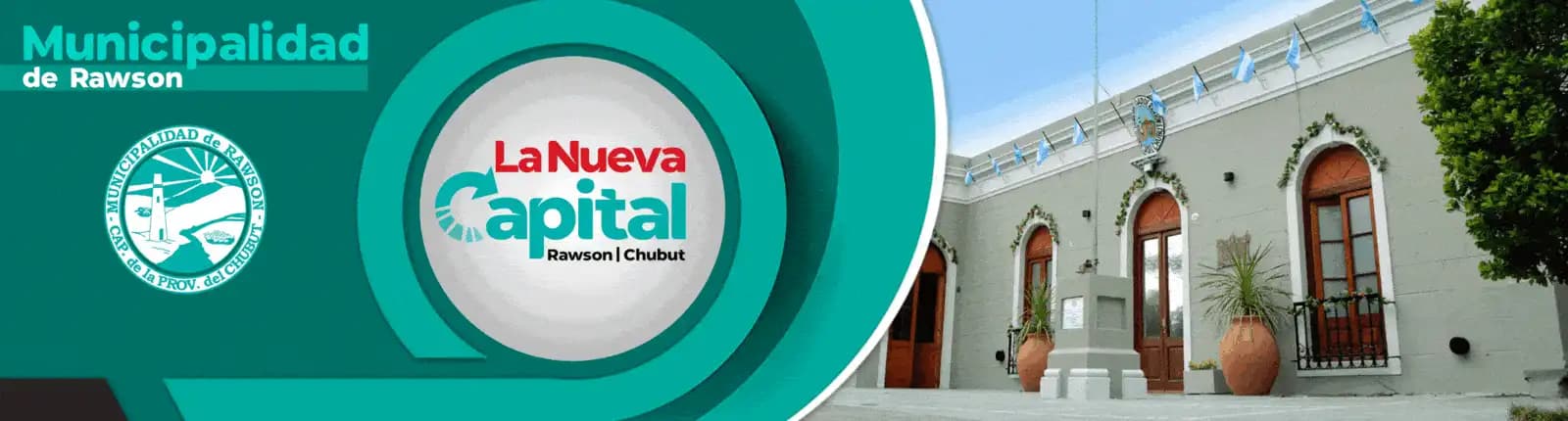 Banner (Imagen) Municipalidad de Rawson Chubut que muestra Texto de La Nueva Capital