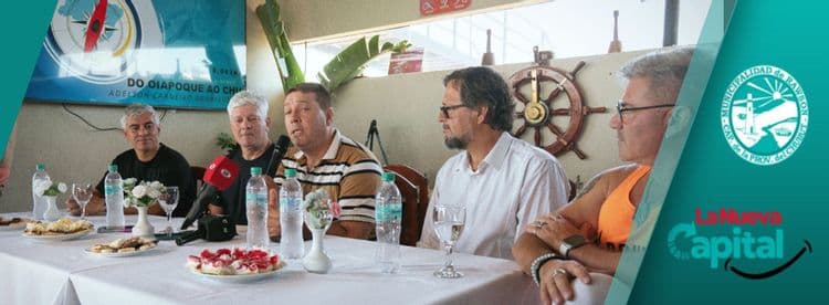 Imagen de la noticia que habla sobre: EL KAYAKISTA BRASILEÑO ADELSON CARNEIRO RODRIGUES VISITÓ RAWSON EN EL MARCO DE LA “EXPEDICIÓN EXTREMO SUR”